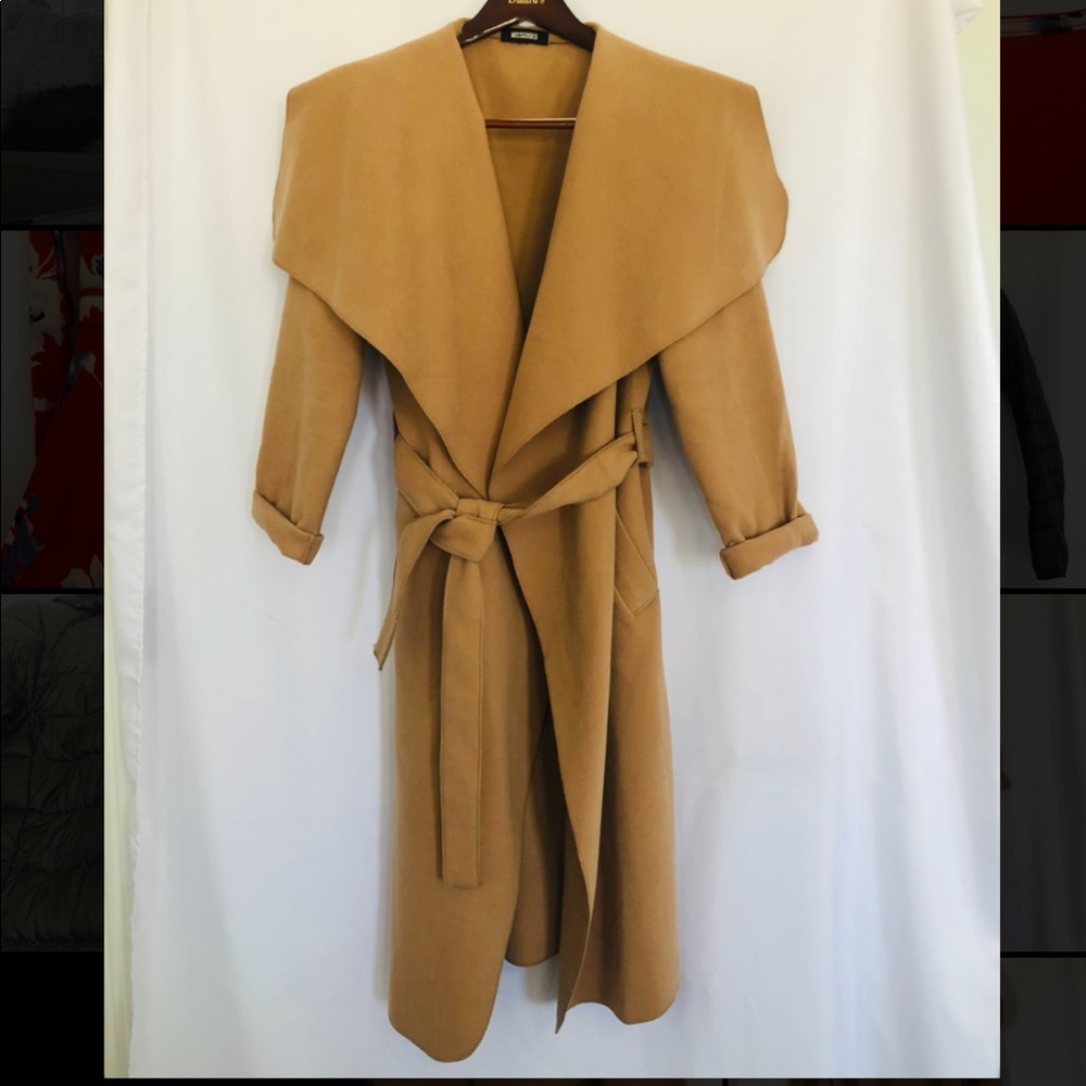 Missguided Camel Duster Coat💎